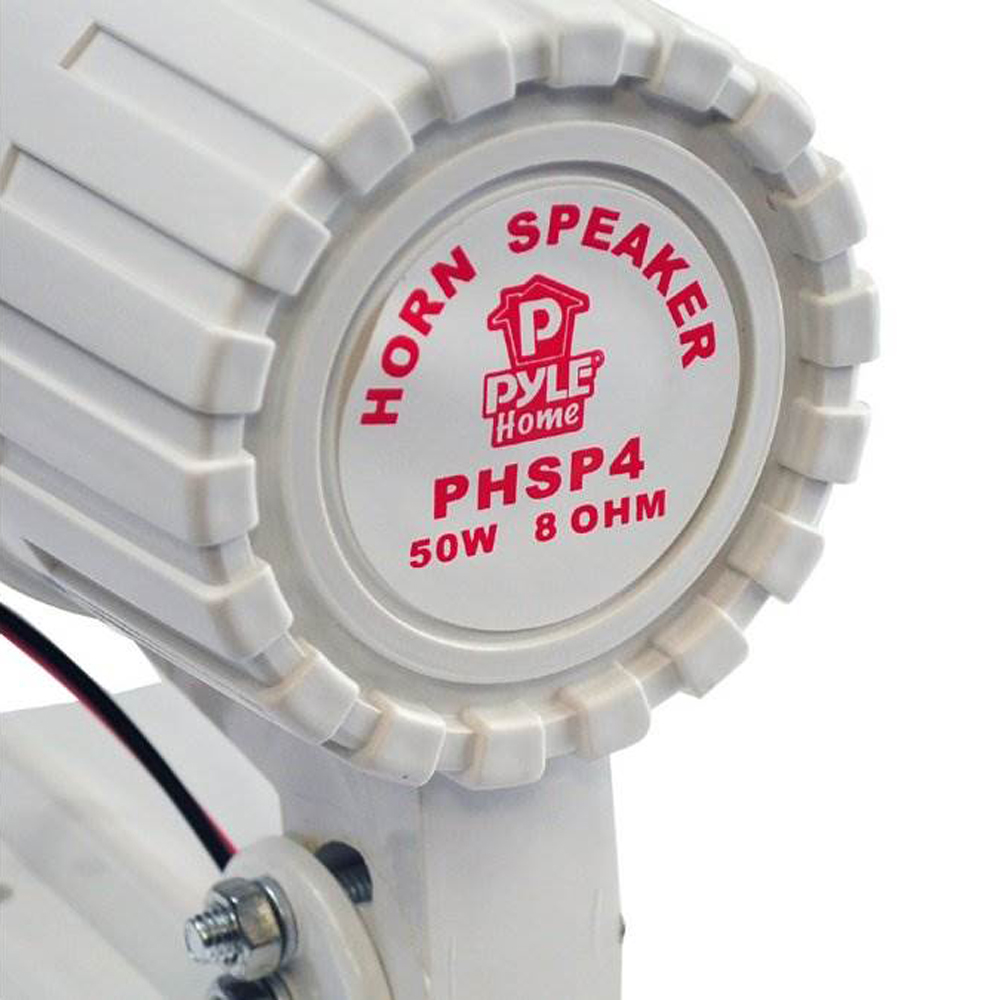 Pyle PHSP4 6 Inch 50 Watt Indoor/Outdoor Waterproof Home PA Horn Speaker, 8 Pack - image 5 of 7