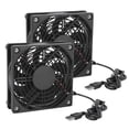 thumbnail image 3 of Dioche Computer Case Fan Cooler,2pcs Computer Case Fan Ultra Silent Quiet Cooling Fan 5V USB PC Cooler Fan Case Fans,PC Cooler Fan, 3 of 8