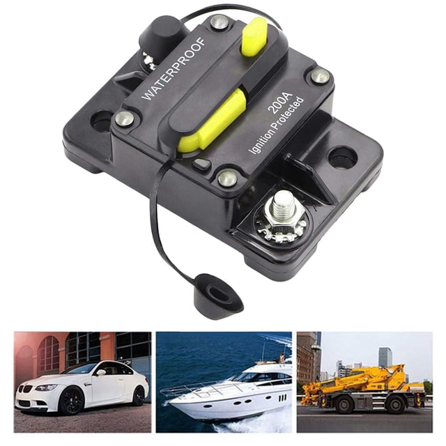 Disjoncteur 30-30 - 48v DC pour Marine RV Voiture Audio et Ampères Domestiques A 200A