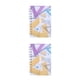 thumbnail image 1 of Injueey Cuaderno de aglutinante Suministros de oficina Mano de obra fina Color flexible Multiusos Regalo dulce Bloc de notas de papel amarillo-morado 2piezas, 1 of 6