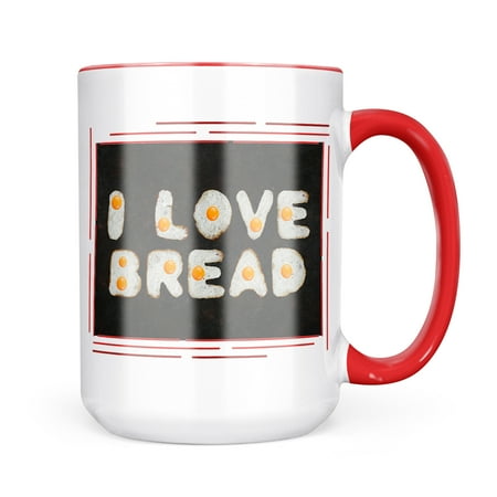 

Neonblond I Love Bread Eggs Breakfast Brunch Mug gift for Coffee Tea lovers