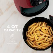 Ninja Air Fryer 4-Qt, 3-in-1, Air Fry Reheat Dehydrate, Nonstick, Dishwasher Safe, Compact, AF100WMRD Red
