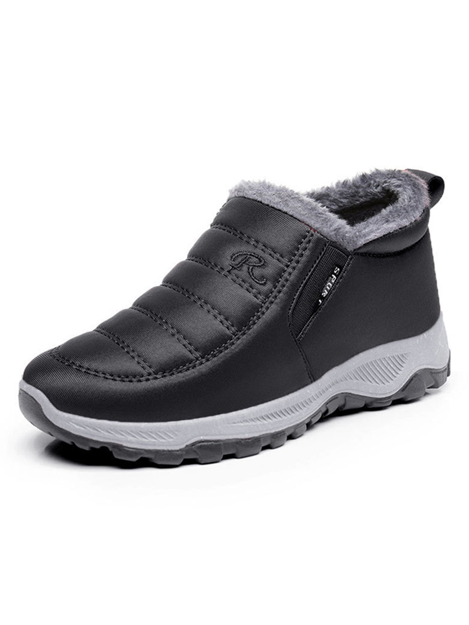 Bottes De Neige NORTIV 8 Hommes - Imperméables, Chaudes Jusqu'à -32°C, Semelle Antidérapante