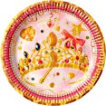 thumbnail image 1 of 24 Pz Plato Cartón Premium Pastelero Fiesta De Cumpleaños Corona Princesa, 1 of 4