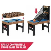 5-in- 1 Combo Game, Pool Table , Hockey, Foosball, Table Tennis, Basketball by MD Sports