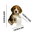 thumbnail image 4 of Fmbmuo Dog Toilet Tissue Holder - Fun Bathroom Decor with Practical Storage,Novelty Dog-Themed Tissue Dispenser for Bathroom,Kitchen,or Grooming Station (Standard Roll Size), 4 of 5
