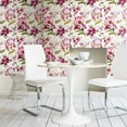 thumbnail image 3 of Iris Peel & Stick Wallpaper, 3 of 36