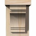 thumbnail image 2 of 5 1/2"W x 8"D x 8"H Pescadero Smooth Corbel w/Backplate, Douglas Fir, 2 of 9