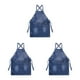 thumbnail image 1 of Delantal de cocina multiusos Matsuzay unisex de tela duradero y elegante Azul, 1 of 6