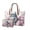 Husky Peony Flower, variant on ZUXONGSY Mermaid Coral Print 2 Pack Handbags and Purses for Women Fashion Top Handle Satchel Work Bag with Long Wallet, Large Top Handles Shoulder Bag Cash Purses