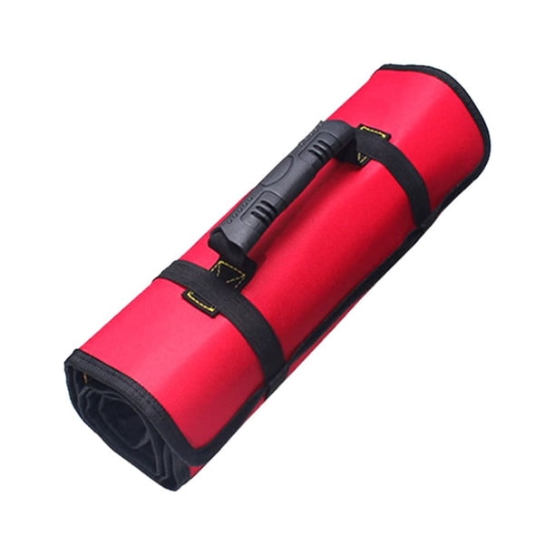 Bolsa de almacenamiento de llaves sweethay tela Oxford con asa herramientas de llave inglesa organizador rojo