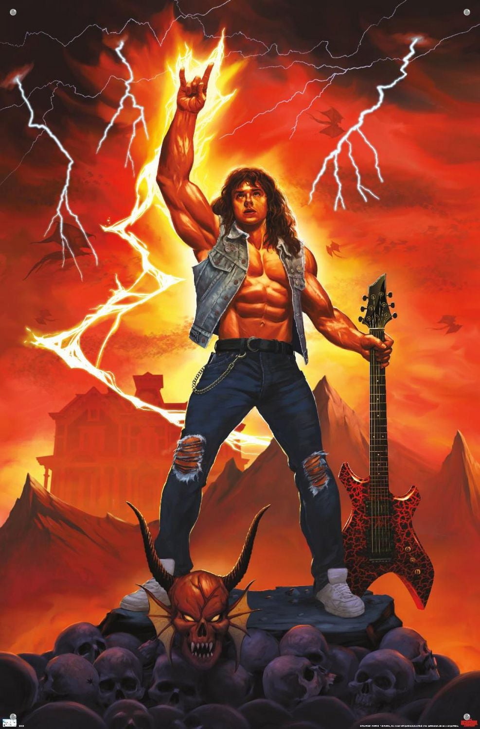 Netflix Stranger Things: Season 4 - Rock On Wall Poster