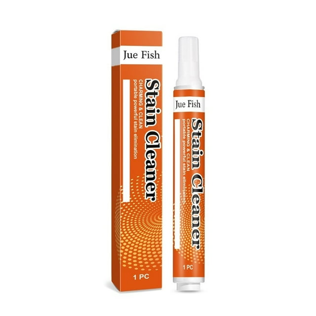 Jue-Fish bolígrafo quitamanchas para ropa sin lavar, quitamanchas para ropa, bolígrafo quitamanchas portátil perezoso sin lavado para limpiar la ropa,1 piezas