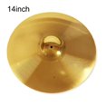 thumbnail image 1 of 6 8 10 12 14 16 Inch Drum Brass Cymbals Percussion Splash Crash Hi-Hat Cymbal, 1 of 6