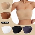 thumbnail image 6 of Plus Size Women's Strapless, Comfortable Bra Full Coverage Underwire Contour Smoothing Strapless Seamless Bra,S-3XL, 6 of 9
