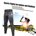 thumbnail image 2 of 3 Pack Pantalons de Compression pour Hommes Séchage Rapide Collants de Sport Couche de Base, 2 of 8
