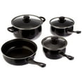 thumbnail image 2 of 7 Piece Chef Du Jour Cookware Set, Black, 2 of 2
