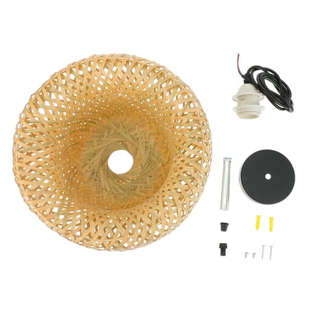 

Bamboo Weaving Hanging Light Cover Ceiling Lamp Cover Creative Ceiling Light Cover