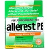 Allerest PE Allergy & Sinus Relief Tablets 18 Tablets (Pack of 6)