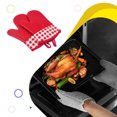 thumbnail image 4 of Guantes de Horno Matsuzay Resistentes al Calor Rojo, 4 of 6
