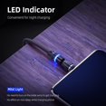 thumbnail image 5 of Jja Magnetic Charging Cable 3 In 1 360180 Rotation Magnetic Phone Charger 3a Nylon Braided Detachable Fast Charger Data Transfer Cable For Micro Usb T, 5 of 5