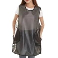thumbnail image 2 of enjoywould Apron Fastener Tape Fixation Back Mesh Design Waterproof Oilproof Leak-proof Breathable Sleeveless Apron Home Supply, 2 of 8