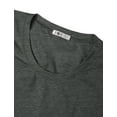 thumbnail image 4 of H2H Women Casual Slim Fit T-Shirt Top Short Sleeve Cotton Basic Designed CHARCOAL US S/Asia M (CWTTS244), 4 of 6