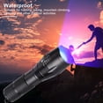 thumbnail image 4 of Aluminum Alloy RGBW 4 Color In 1 Flashlight, Multicolor Flashlight, High Brightness For Fishing Outdoor Activities Cycling Hunting Black, 4 of 8