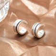 thumbnail image 4 of Ear Cuff Earrings 925 Sterling Silver Hypoallergenic Sterling Silver Simple Line Adjustable No Piercing Clip on Earrings for Women, 4 of 6