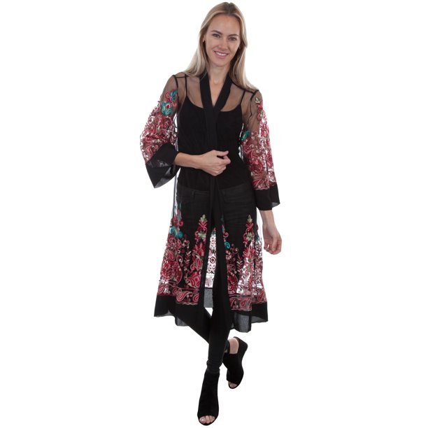 western duster cardigan