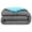 11 Grey Aqua, variant on Queen Comforter - Reversible Colors - Goose Down Alternative - Ultra-Soft - Premium 1800 Series - All Season Warmth - Bedding Comforter (Queen, Black/Red)