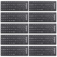 thumbnail image 1 of EeaseCA 10Pcs Universal Foreign Language Keyboard Stickers Keyboard Protector PC Layout, 1 of 8