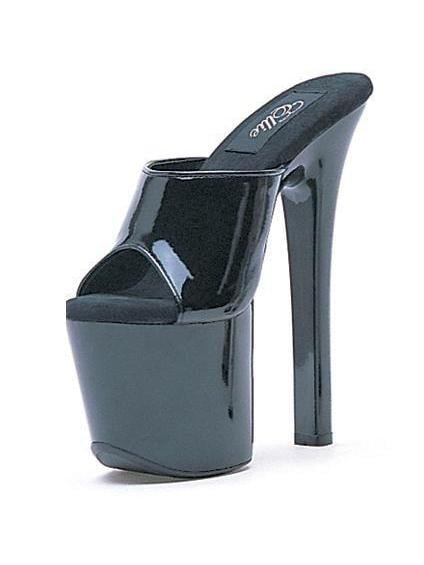 Ellie Shoes E-711-Vanity 7 Heel Mule Sandal Clear/5 