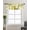 Yellow, variant on limua Independence Day Curtain for Window,Rod Pocket 4th of July Kitchen Valances Patriotic Memorial Day Short Curtain Panel Red Blue Star and Stripe Windows Treatment Drapes for Bathroom 54x18in