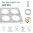 thumbnail image 4 of Ravioli Maker Press Pelmeni Mold Pasta Press Cutter Tool Meat Pie Dumpling Maker 25.5×10.8×2cm, 4 of 8