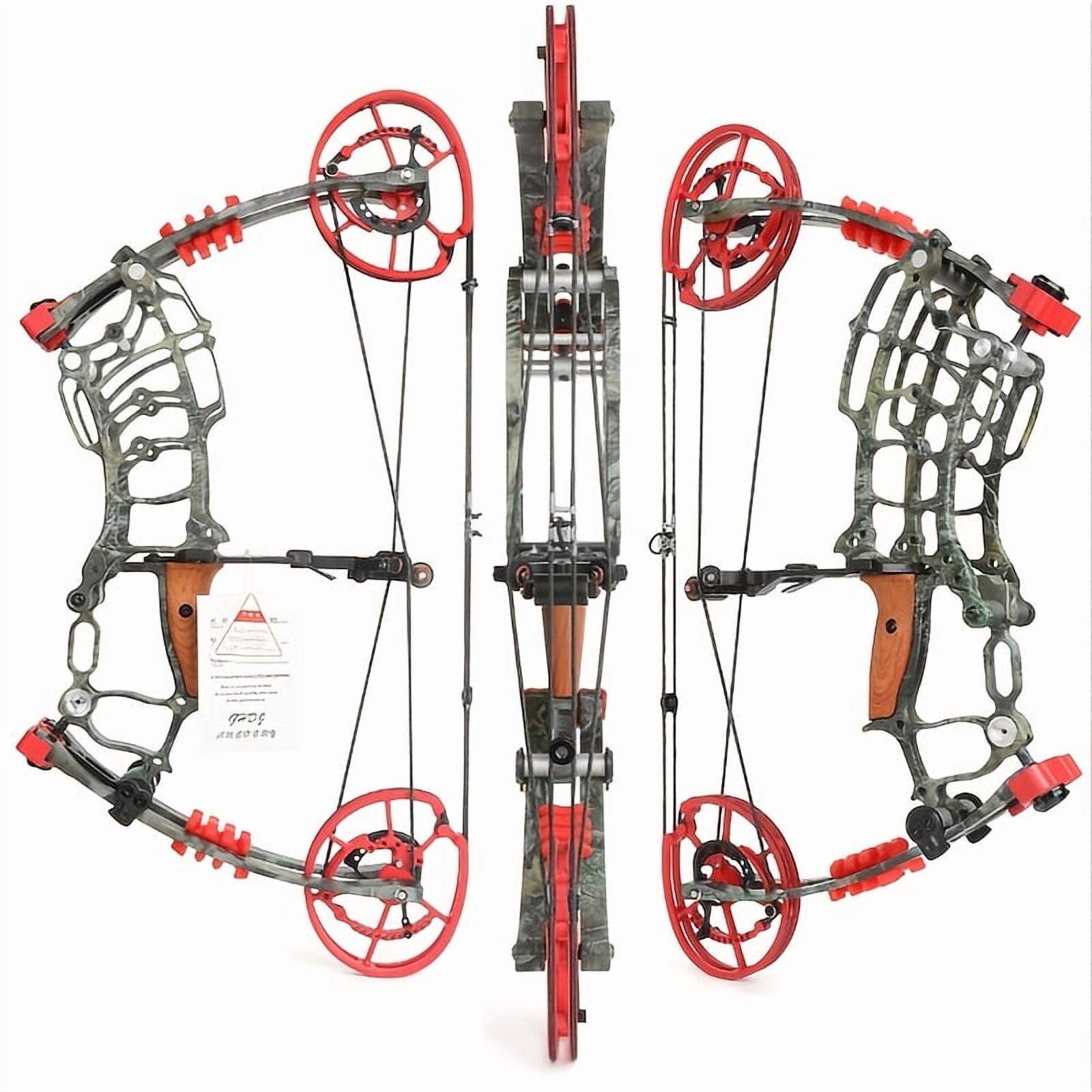 1 Set Of Compound Bows 30-55 Lbs Compound Bow Dual-purpose Bow Outdoor Hunting Archery Compound Dual-purpose Bow Archery Dual-purpose Compound Bow Alloy Composite Bow It Can Be Used By Both Novices