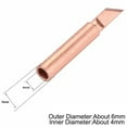 thumbnail image 2 of MYG 10pc/Set 900M-T Soldering Tip Pure Copper Electric Iron Head Series Solder Tool, 2 of 8