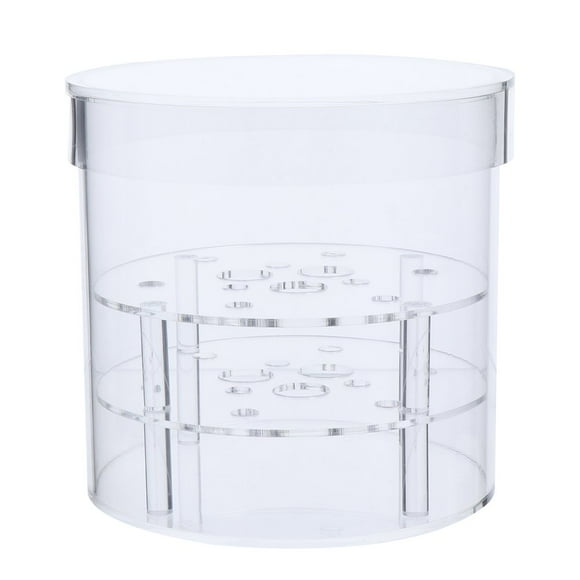 1pc Rose Flower Storage Box Acrylic Transparent Empty Preserved Flower Box