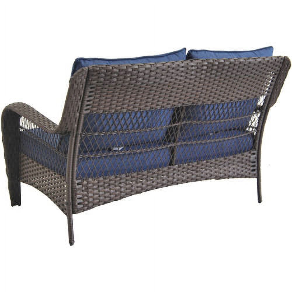 Better Homes & Gardens Colebrook 4-Piece Wicker Patio Furniture Conversation Set, with Swivel Chairs - image 5 of 15