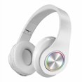 thumbnail image 1 of Auriculares Bluetooth sobre la oreja, graves profundos estéreo, orejeras de proteína de memoria suave y micrófono incorporado, para celular/PC/TV, oficina en casa, gimnasio, viajes Namotu CZDZ-HQ118-1, 1 of 6