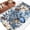 White, variant on 5'x7' Area Rugs for Living Room Bedroom, Blue Christmas Poinsettia Washable Rug Carpet Runner Indoor Outdoor, Xmas Botanical Balls Snowflake Non Slip Floor Mats Area Rug for Kitchen, Nursery