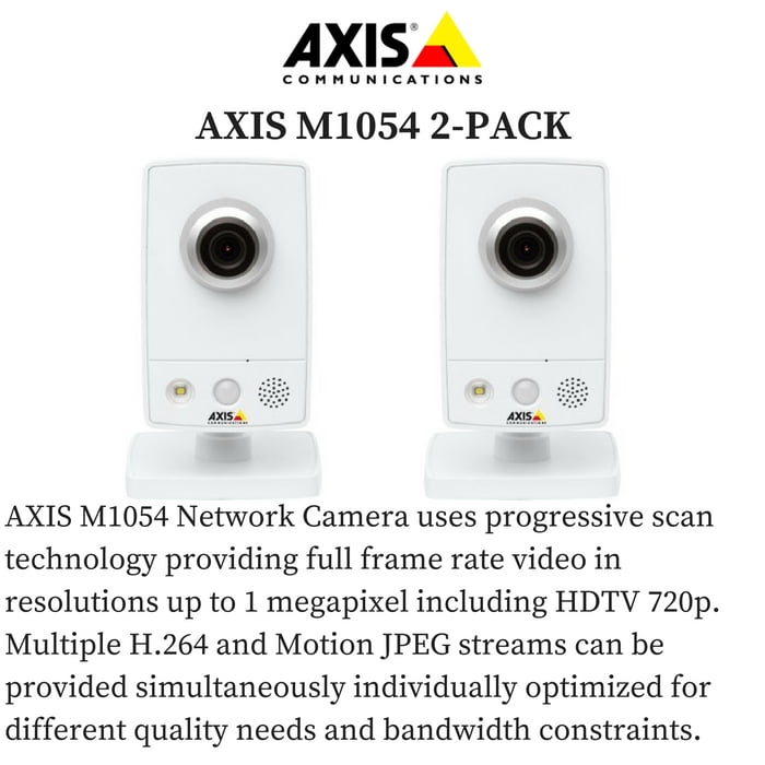 AXIS M1054 Netzwerk-Kamera 720p