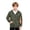 3Army Green12, variant on XAOFW Solid Color Zip Up Hoodies For Boys Zipper Long Sleeve Hooded Sweatshirt With Front Pockets Lightweight Outdoor Wear Pullover For Kids Versatile Tops 4-5 Years