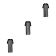 thumbnail image 1 of Guardurnaity Camisón Ropa de dormir Ligero Pijama de manga corta Transpirable Cuello Camisa de dormir Empalme Camisón Negro / Oscuro XL Type1 NO1, 1 of 6