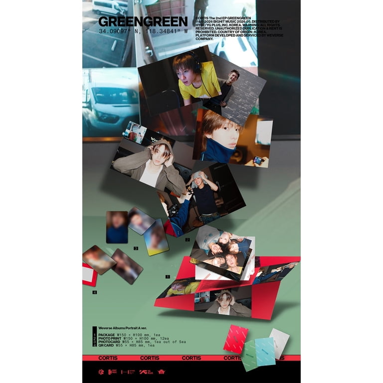 CORTIS - GREENGREEN THE 2ND EP Album WEVERSE ALBUMS Version