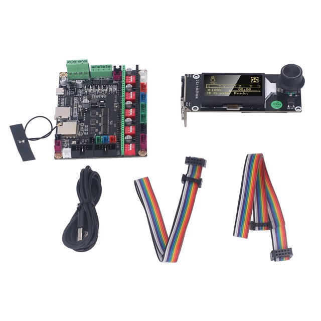 Tablero De Control De Impresora 3D, Pantalla Gráfica LCD Buena Compatibilidad Actualización De Firmware USB Para MKS TinyBee V1.0 DC12-24V Con Cable Para Proyectos De Impresión