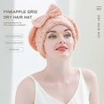thumbnail image 3 of (Brown/Khaki/Pink) 3-Pack Super Absorbent Quick-Drying Hat, Coral, 3 of 5