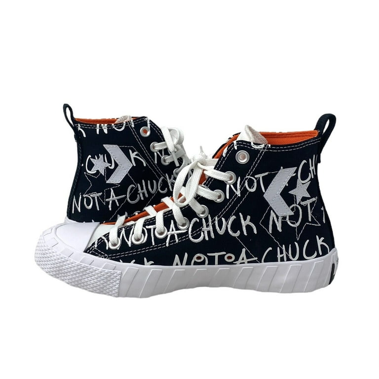 Converse UNT1TL3D High Shoes Kids Black White Canvas Sneakers