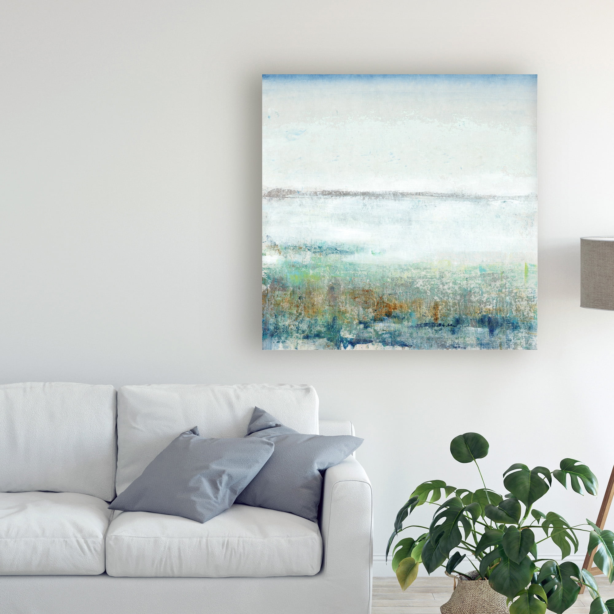Trademark Fine Art 'Turquoise Mist I' Canvas Art by Tim OToole