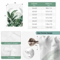 thumbnail image 6 of Palm Leaves Tropical Balloon Curtains for Windows, Bedroom Curtains 54 Inch Length, Green Botanical Summer Tie Up Curtains Panels Thermal Insulated Bathroom Curtains Window 42"x54", 6 of 8